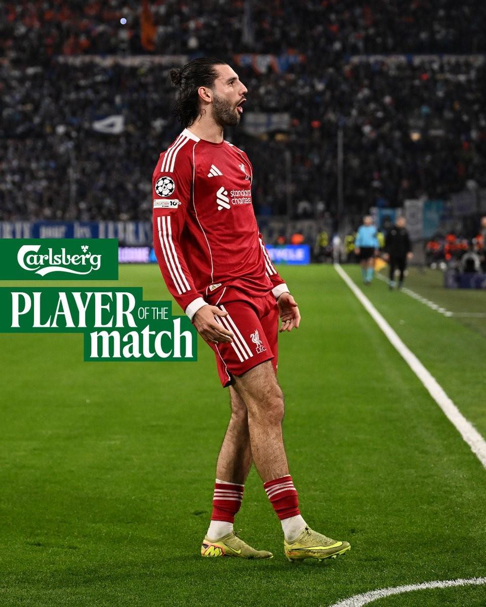 足球赛事-实至名归，索博斯洛伊当选与马赛一役利物浦队内最佳球员